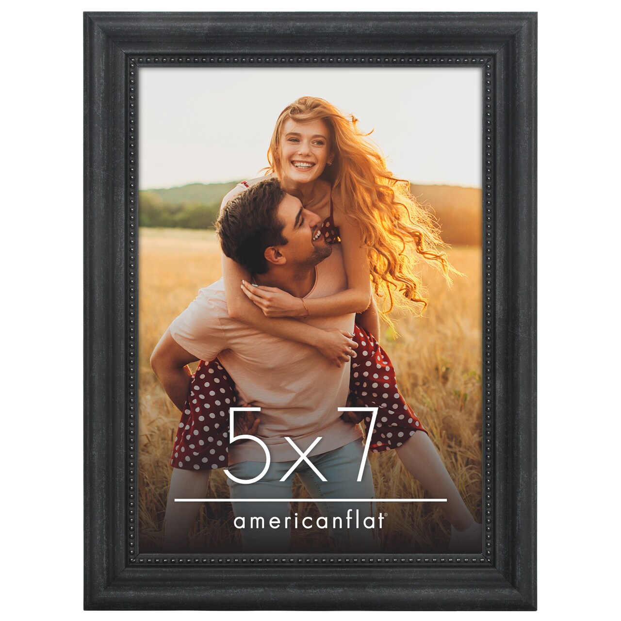 Americanflat Vintage Frames - Picture Frame with Beaded Accents - Antique Frames for Tabletop and Wall Display - Ornate Frame